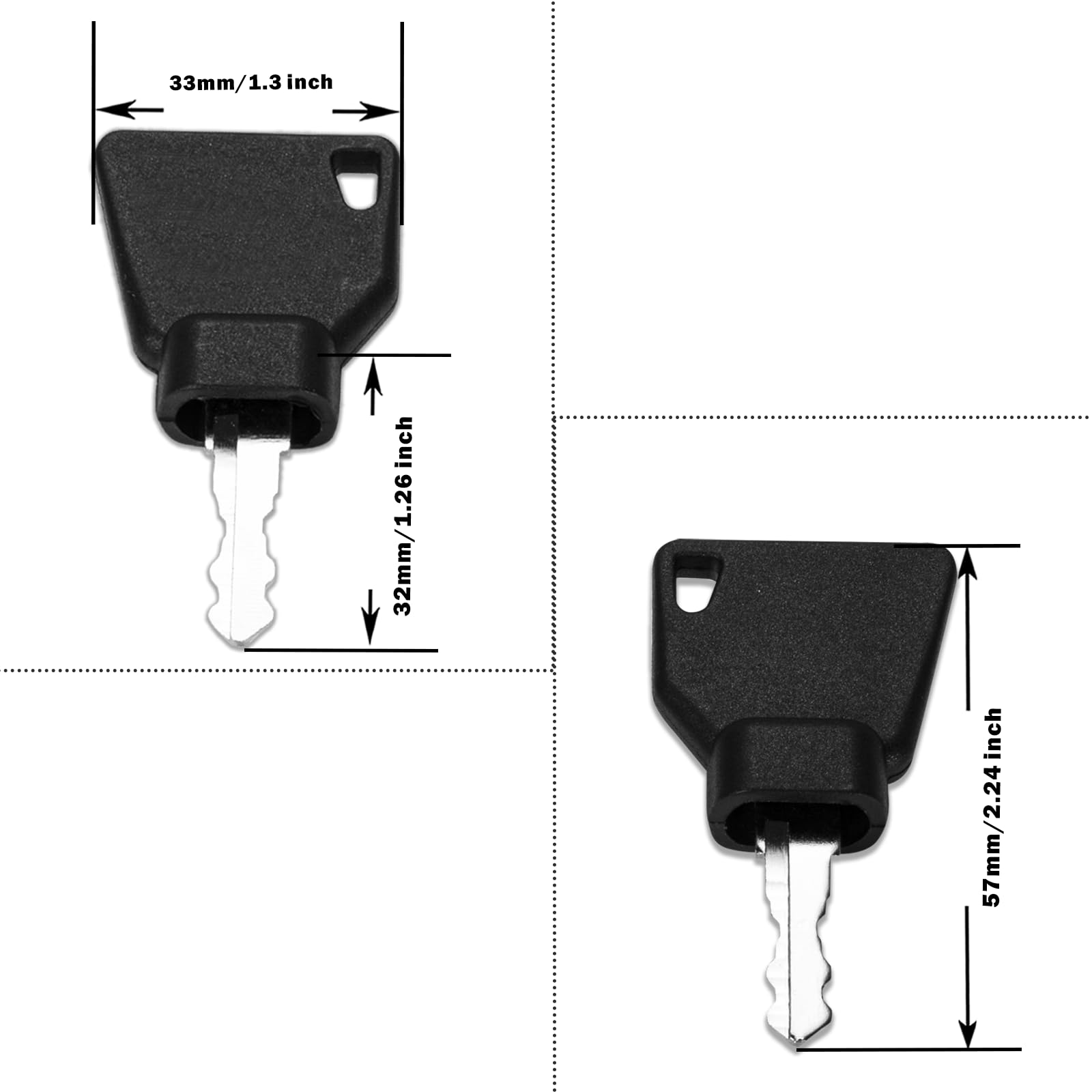10 Equipment Keys for JCB Volvo Mini Excavator Loader - 701 45501 14607 3CX 10 Equipment Keys for JCB Volvo Mini Excavator Loader - 701 45501 14607 3CX