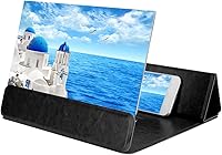 Vista 1 de V BESTLIFE Lupa de pantalla de teléfono de 12 pulgadas, amplificador de video plegable 3D HD, soporte magnético para teléfono móvil para todos