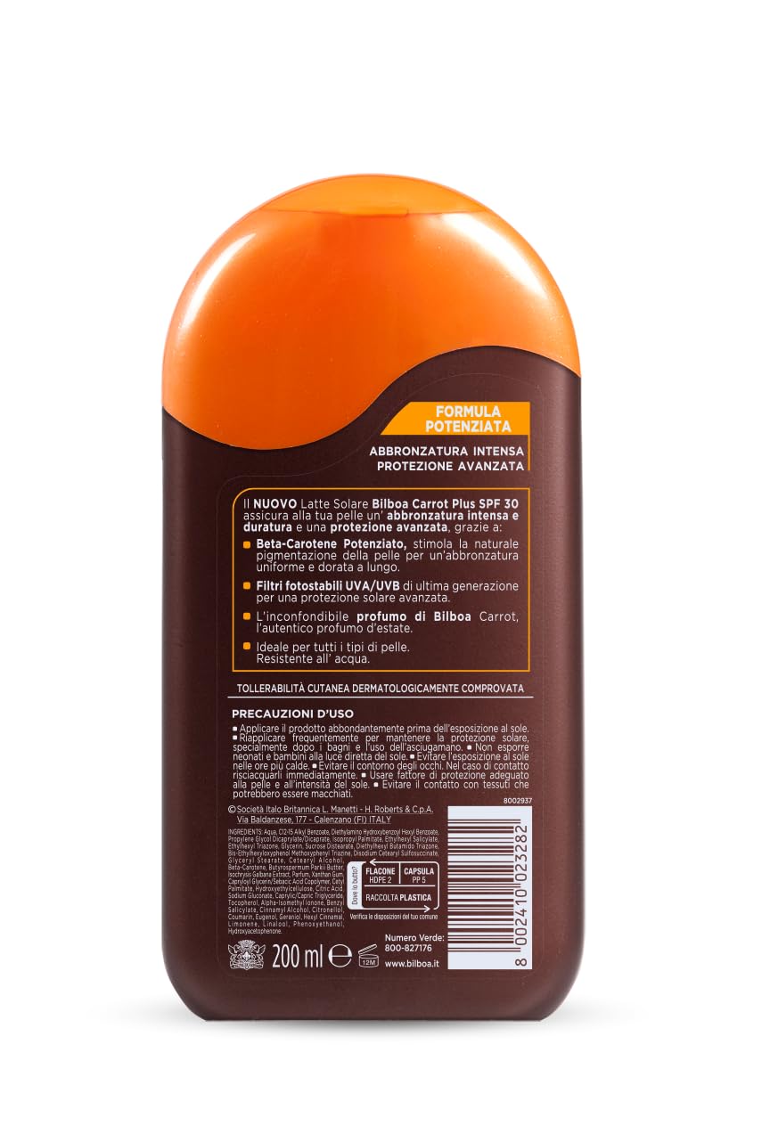 Bilboa - Gesichts- und Körperschutzmilch SPF 30 mit Vitamin C - Feuchtigkeitsspendend… – Ansicht 2