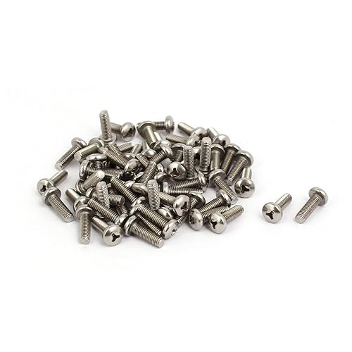 IIVVERR M3x10mm 304 Stainless Steel Y Type Drive Pan Head Tamper Proof Security Screws 60pcs (M3x10mm 304 Acero Inoxidable Tipo Y Cabeza de la