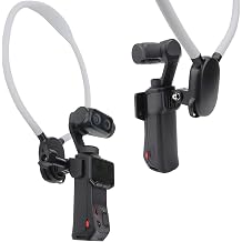 Neck Mount Strap for Insta360 Luna Ultra, Quick-Release Chest Holder Bracket Necklace Stand Action Camera First-Person Hands-Free Shooting Kit for POV/Vlog Video Recording