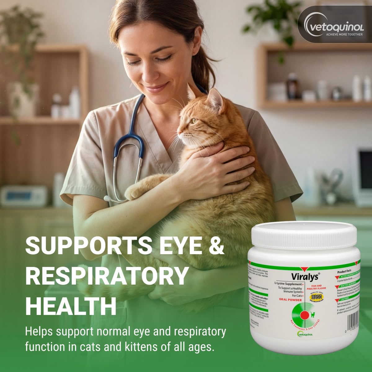 Vetoquinol Viralys, Lysine Powder for Cats and Kittens, 100 g — Amazon image 3