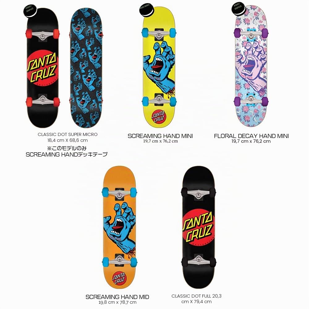 Skateboard Complet, 7.80 x 31.00, Screaming Hand
