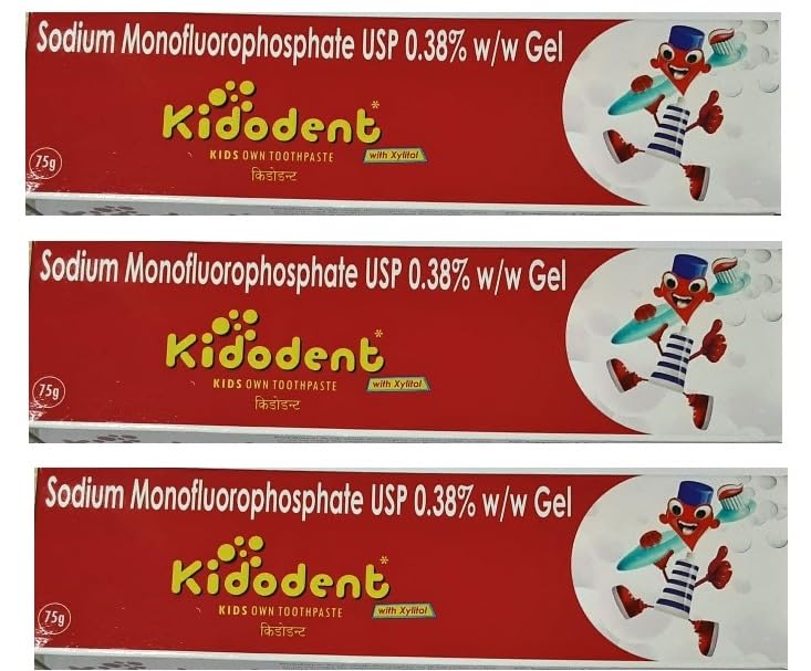 Kidodent Dental Gel - 75 gm, Pack Of 3 (B0CX5HLMQK) Amazon Price History, Amazon Price Tracker