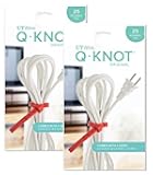 50 Q*Knot Rubber Zip Ties Reusable Fasteners Heavy Duty Cords Crafts Assortment by UT Wire