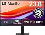 LG 24U411A-B 23.8" / FHD (1920x1080) / IPS / 120Hz / sRGB 99% (Typ.) / Reader Mode & Flicker Safe/Dynamic Action Sync/Black Stabilizer, Slim Stand Base, Black