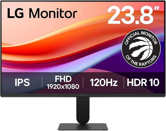 LG 24U411A-B 23.8" / FHD (1920x1080) / IPS / 120Hz / sRGB 99% (Typ.) / Reader Mode & Flicker Safe/Dynamic Action Sync/Black Stabilizer, Slim Stand Base, Black