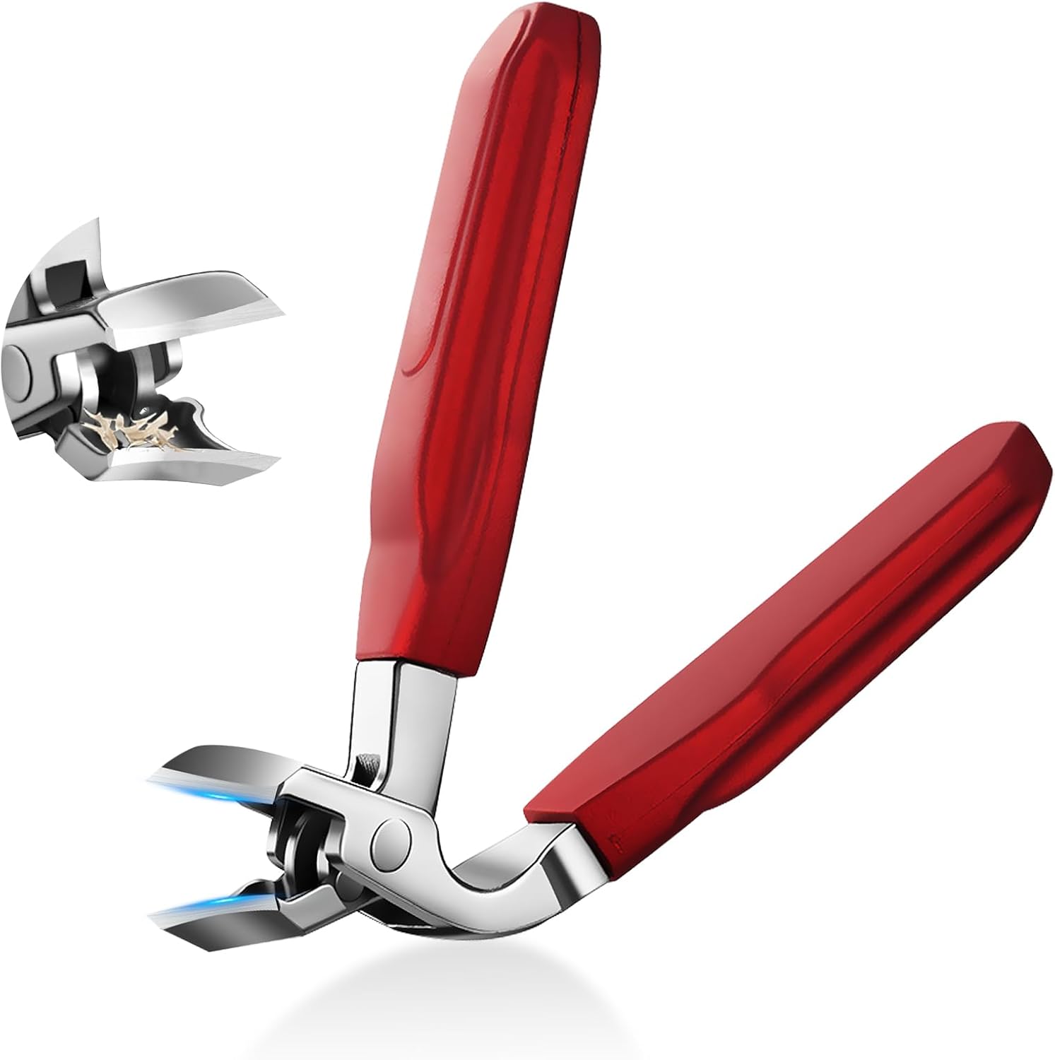 Product image of START MAKERS Nail Clippers, Profession Slanted Nail Clipper for Seniors Ingrown Toe Nail, Long Handle Wide Jaw Opening Heavy Duty Angle Nail Cutter for Men Women Thick Hard Nail