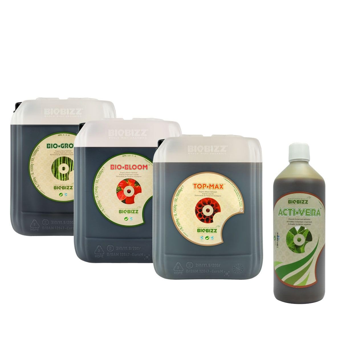 BIOBIZZ - PACK BIOBIZZ - 5 L - Grow + Bloom + TopMax