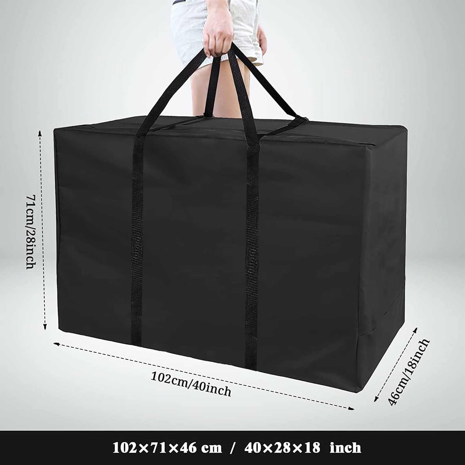 Sac de rangement pour vêtements – Conteneur pliable étanche, organisateur de meubles anti-poussière | Housse de protection robuste, conception de grande capacité, fourre-tout Durable à fermeture éclai
