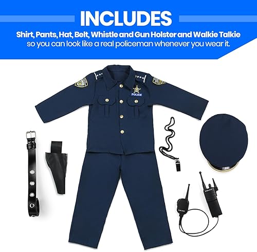 Miniatura 2 de Ganador de premio Deluxe Policía Dress Up Costume para Niños