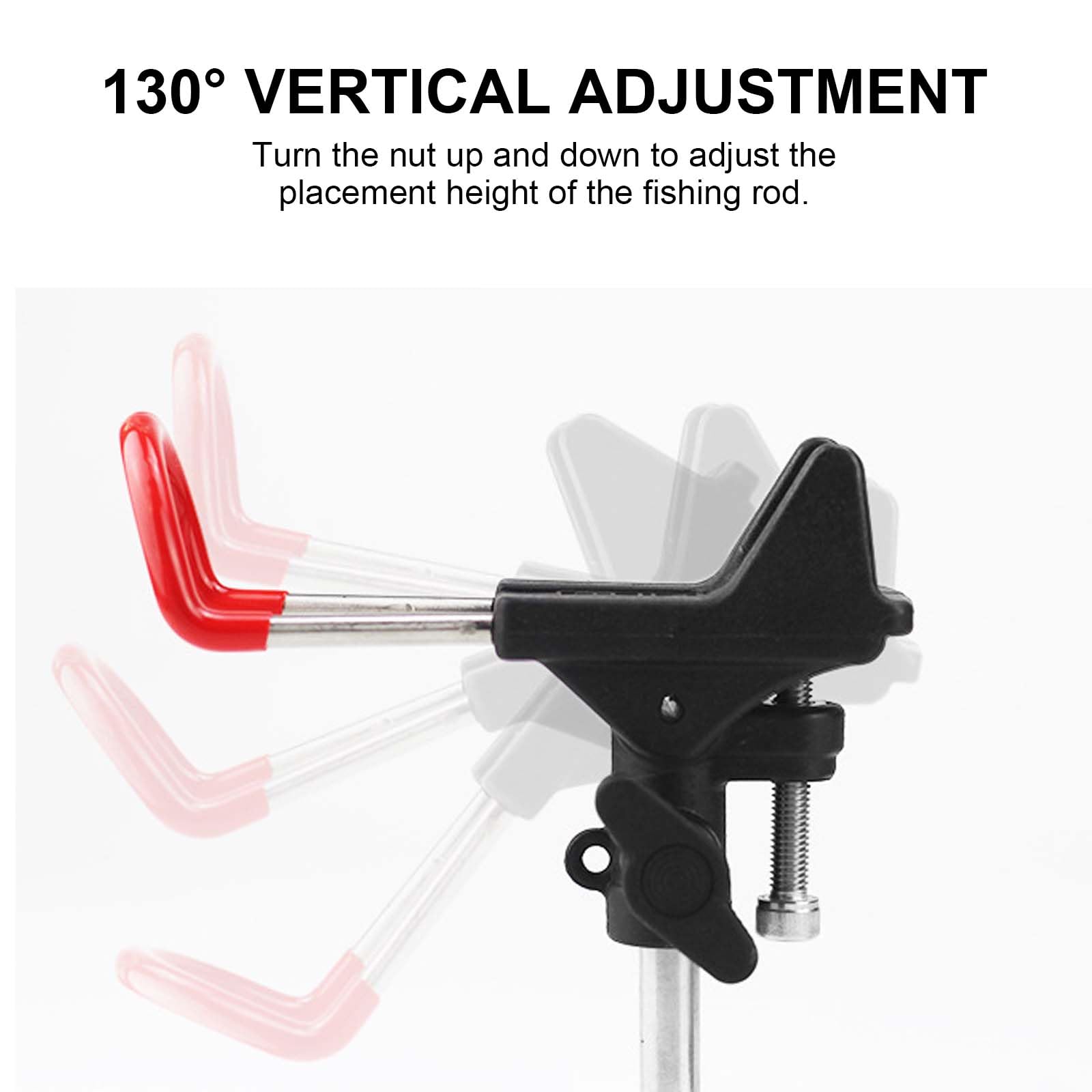 Confezione Da 2 Supporti Per Canna Da Pesca Da Riva – Regolabile 360°, Pieghevole, Con Puntale In Acciaio, Antiscivolo, Universale