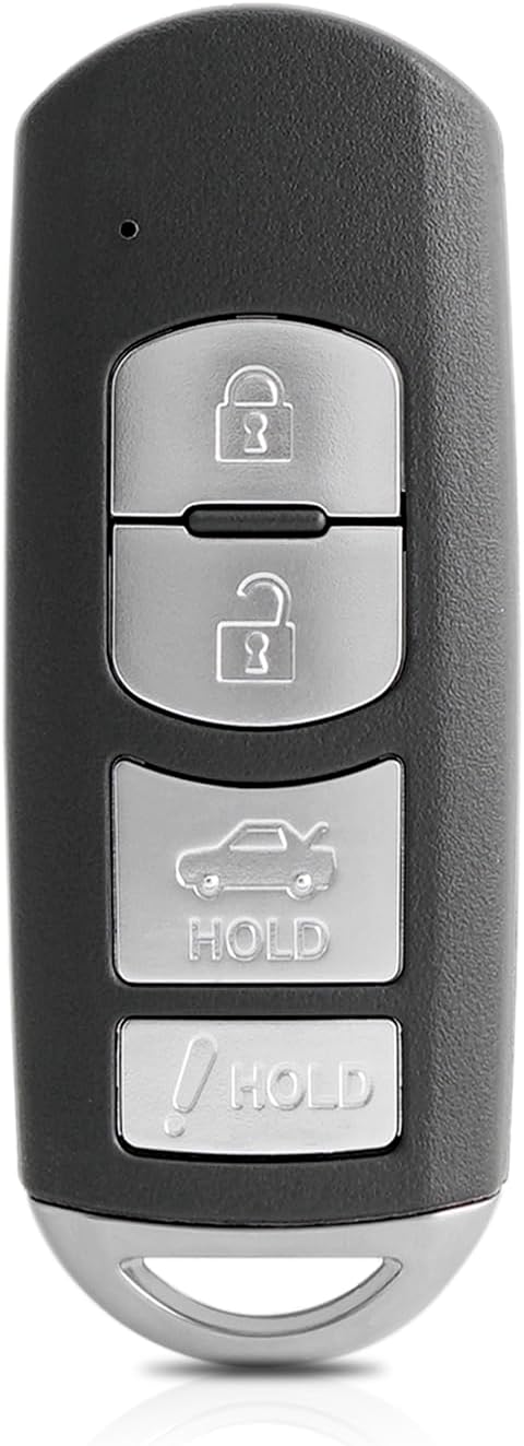 Car Key Fob Replacement for Mazda 3 Mazda 6 2014 2015 2016 2017 2018 Mazda MX-5 Miata 2016-2019 Smart Keyless Entry Remote WAZSKE13D01 PN:GJY9-67-5DY IC:SKE13D-01 662F-SKE13D01 315MHz