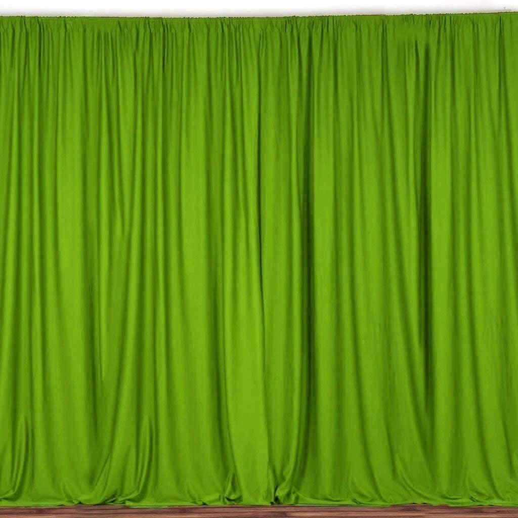 Sedona Designz, Inc. 5 Feet x 8 Feet Polyester Backdrop Drapes Curtains Panels w/Rod Pockets for Wedding Ceremony Party