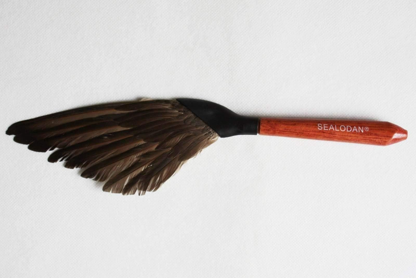 Art Supply Feather Sweeper Deleter Brush Manga Sketching Supply Cleaning Tool, 1 pcs