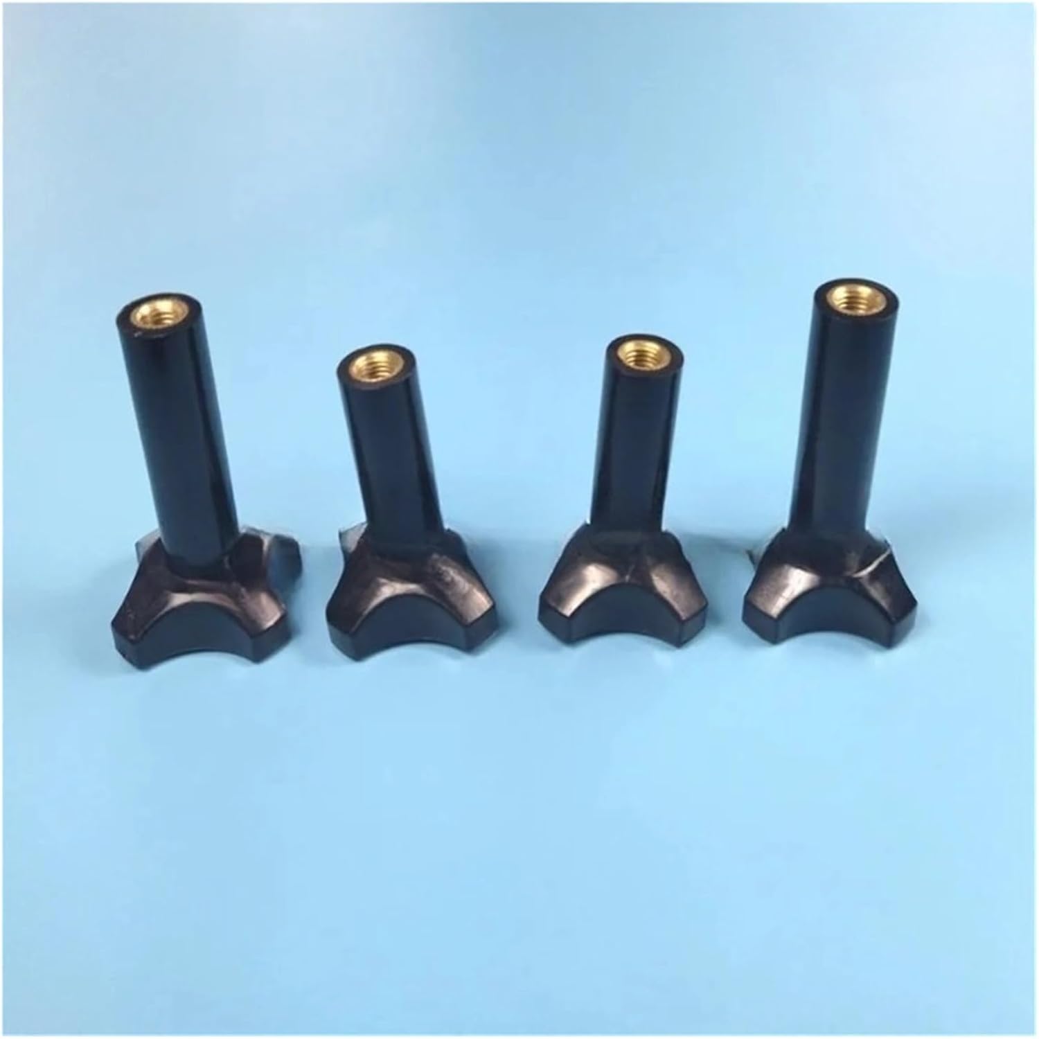 4個のブラックスクリューナットアクセサリーM8固定ナット、Vevorソフトサーブマシンアイスクリームメーカー部品交換に対応