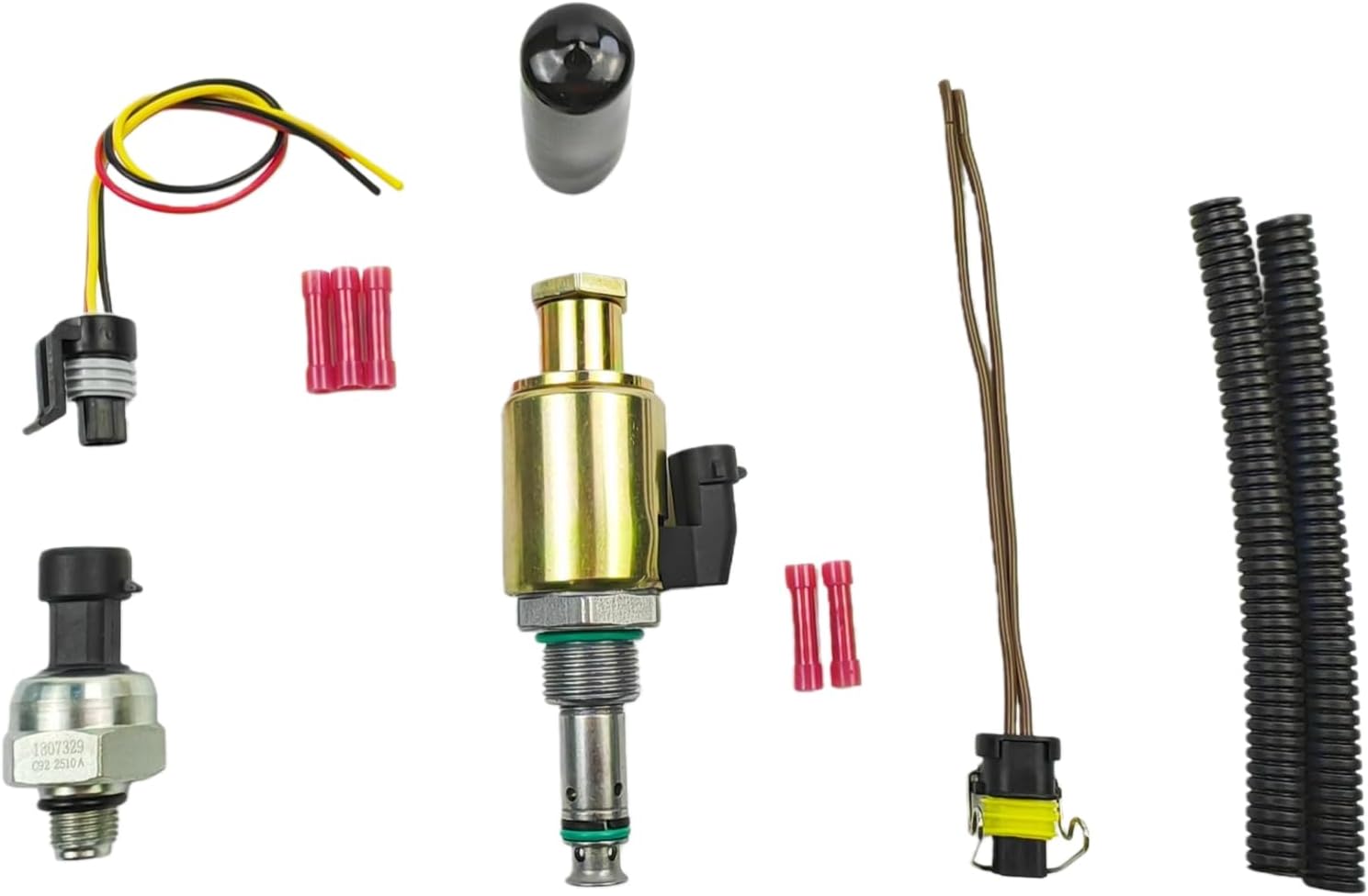 F81Z9C968AA 1829856C91 IPR Valve Injection Pressure Regulator and ICP Injection Control Pressure Sensor Kit with Electrical Connector for 7.3L Powerstroke 1995-2003 F250 F350 F450 F550 E350 E450 E550