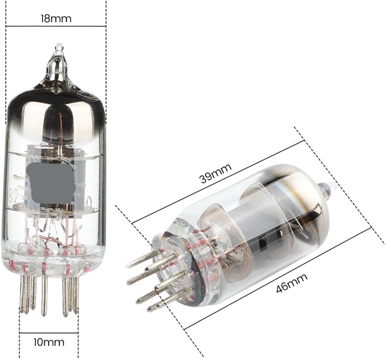 2pcs 6J1 Tube Vacuum Tube Replacement for 6AK5/6AK5W/6Zh1P/6J1/6J1P/EF95 paired Tube Amplifier preamplifier
