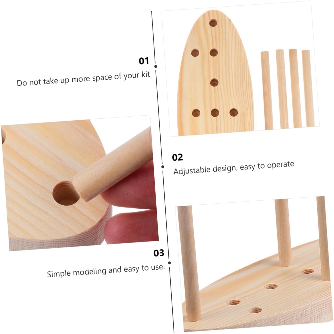 SEWACC 1pc Bow Making Tool for Bowknot Decorations Ribbon Craft Accessory for Holiday Wreaths Parties and Wrapping