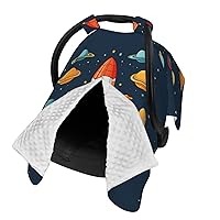 Vista 2 de Cubierta de toldo para asiento de coche de bebé para mamá, suave y transpirable, cubiertas de lactancia materna, cochecito multiuso, sombrilla