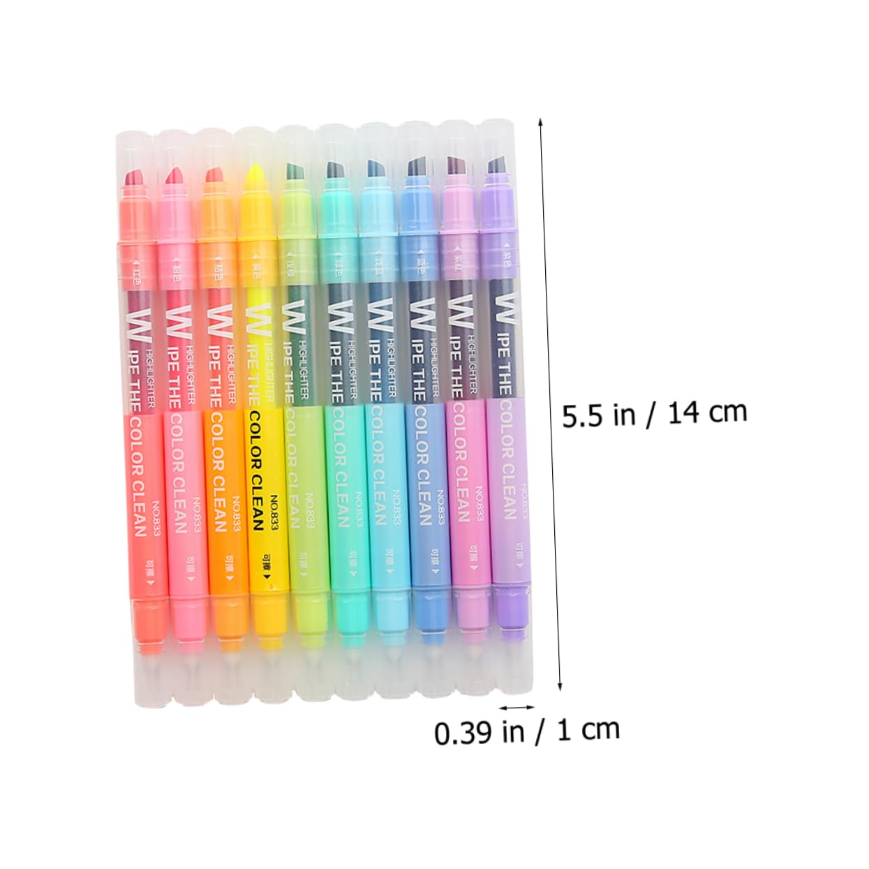 DOITOOL 3 Sätze Löschbarer Textmarker Löschbare Stifte Textmarker Stifte Büromaterial Bürozubehör Pastellfarbener Flüssiger Löschbare -marker Plastik 10 Stück * 3