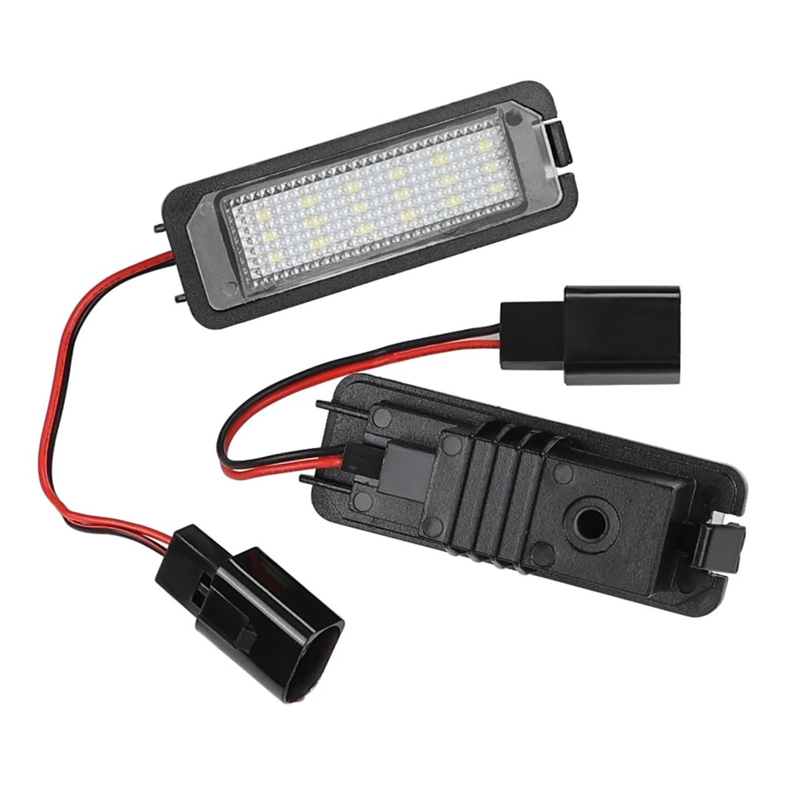 Luces matricula LED para coche Superb 3T4 luz trasera impermeable de 12V 2Uds 7