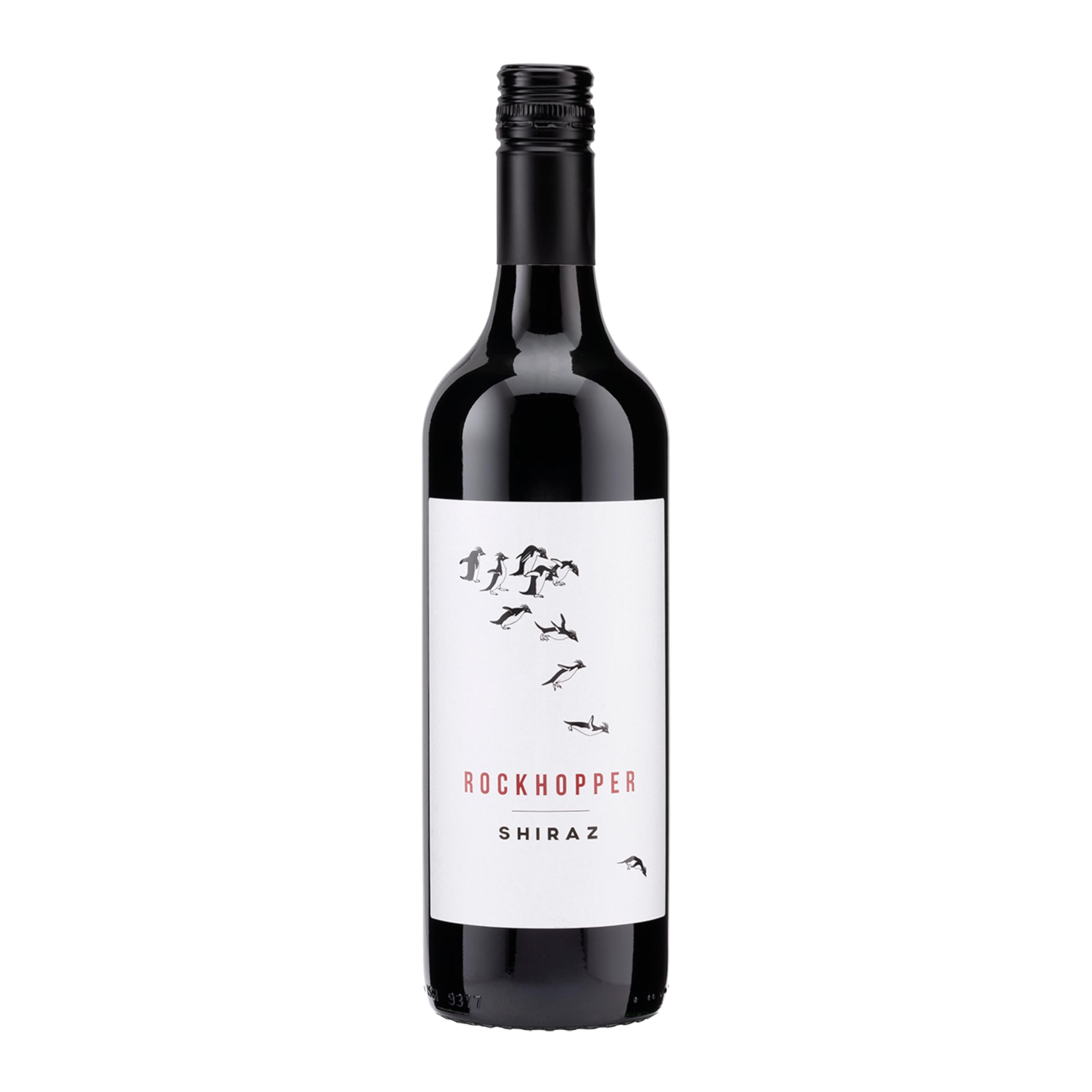 Rockhopper Shiraz Australian Red Wine - South Eastern Australia - 75cl, 13% ABV - Rich Plum & Dark Chocolate Notes with Peppery Finish - Classic Fruit-Forward Aussie Red (Case of 6)