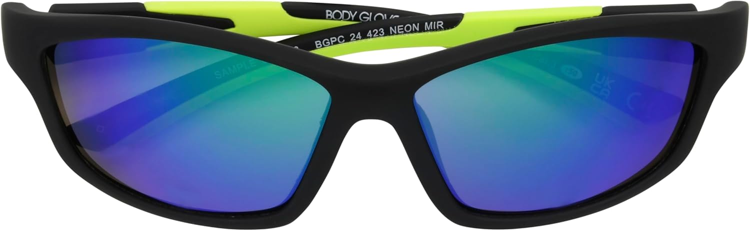 Body Glove Oceanic Sunglasses Wrap, Grey, 62 mm