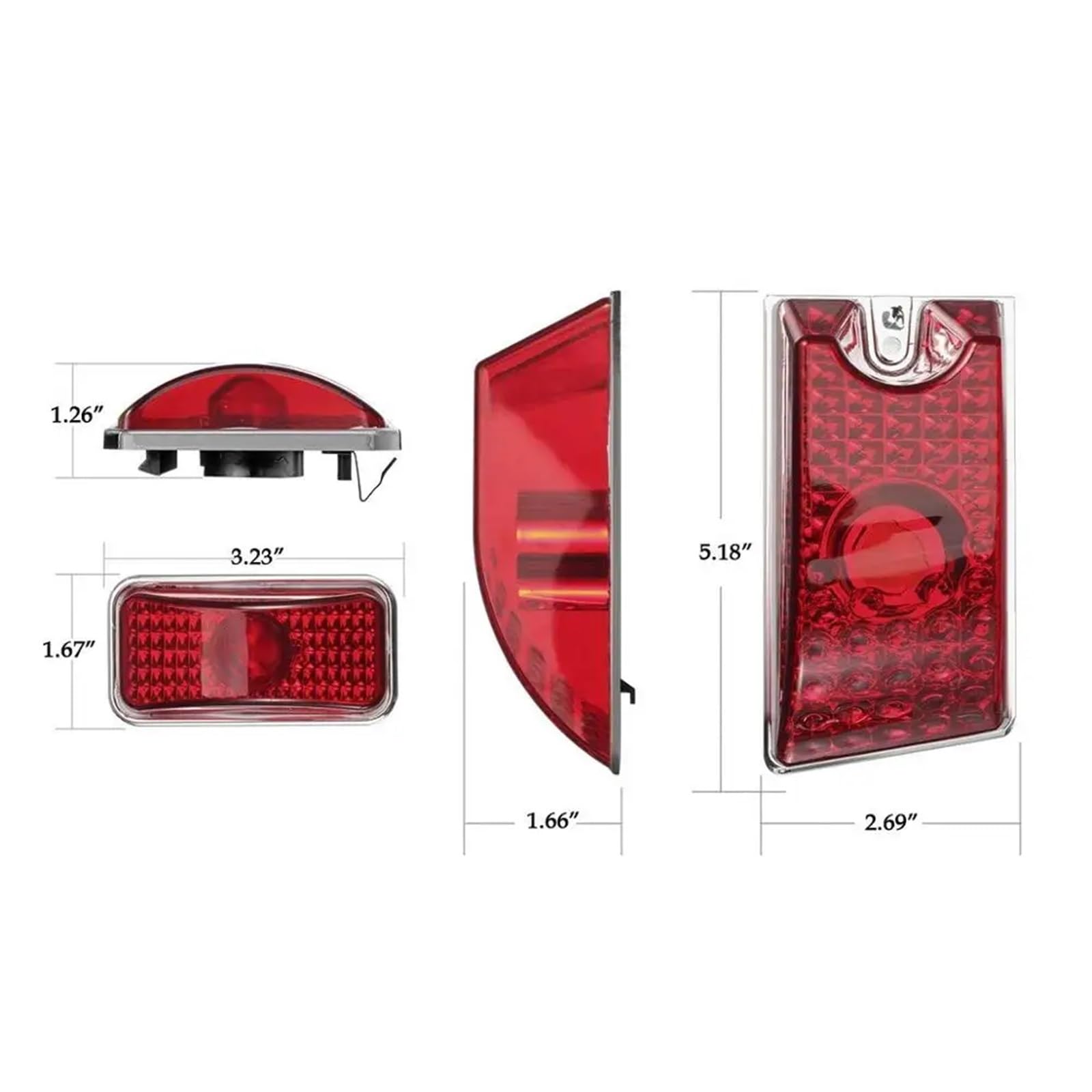Genérico SustitucióN Luces Techo Cabina Juego De 5 Luces Posición For Cabina, Advertencia For Techo Superior, Uso Apto Para Hummer H2 SUV SUT 2003-2009, Accesorios For Coche(White)