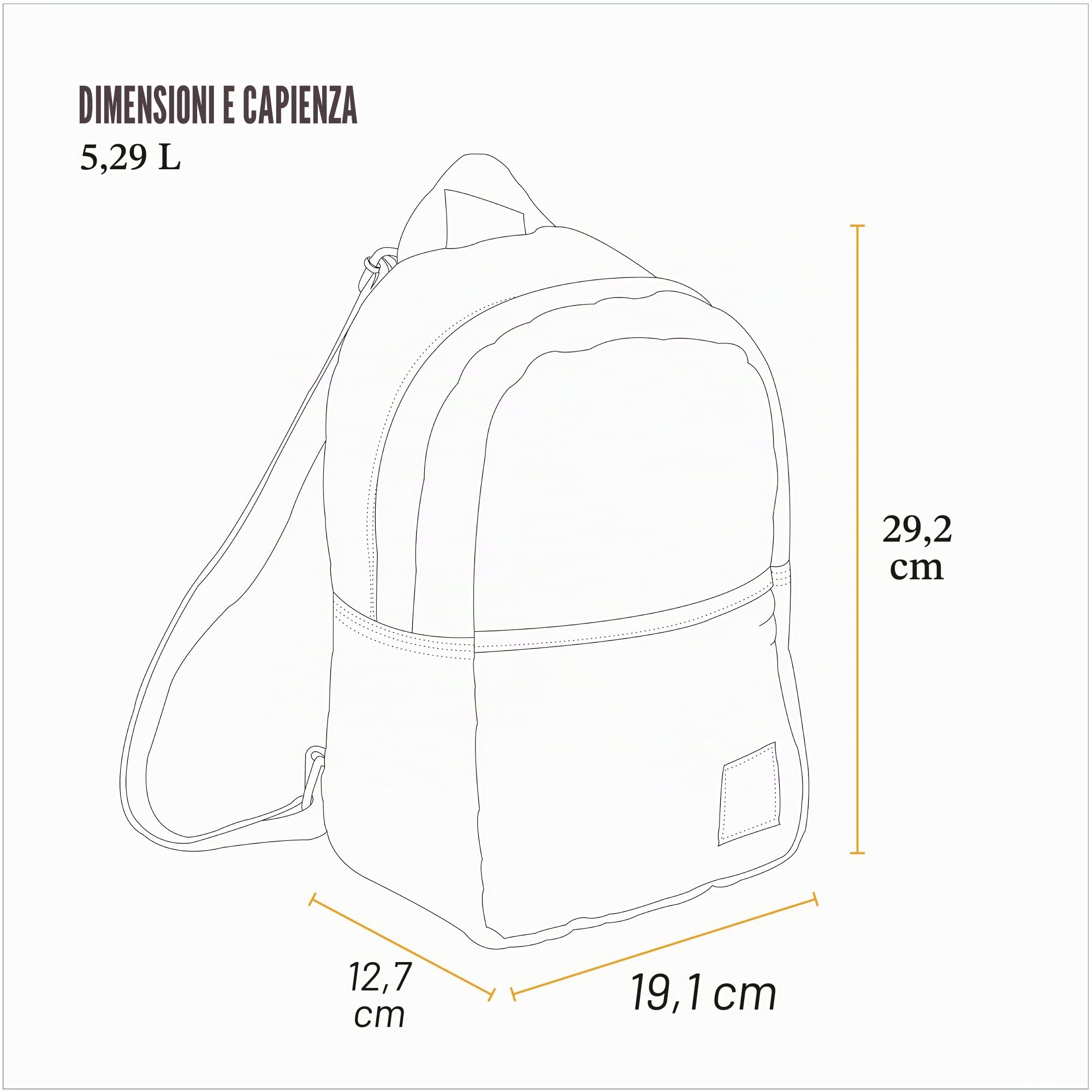 Carhartt Classic Mini Backpack, Durable, Water-resistant Backpack With Adjustable Shoulder Straps Zaino per uomo e donna Unisex - Adulto (Pacco da 1)