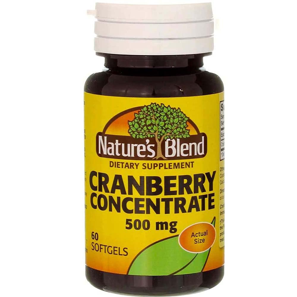 Nature's Blend Cranberry Concentrate 500 mg 60 Sgels