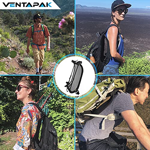 Ventapak Lightweight Ventilation Backpack Spacer - Rucksack Accessory Frame To Improve Airflow, Reducing Sweat & Increasing Comfort | Works With Hiking, Biking, Running Backpacks #TOP5