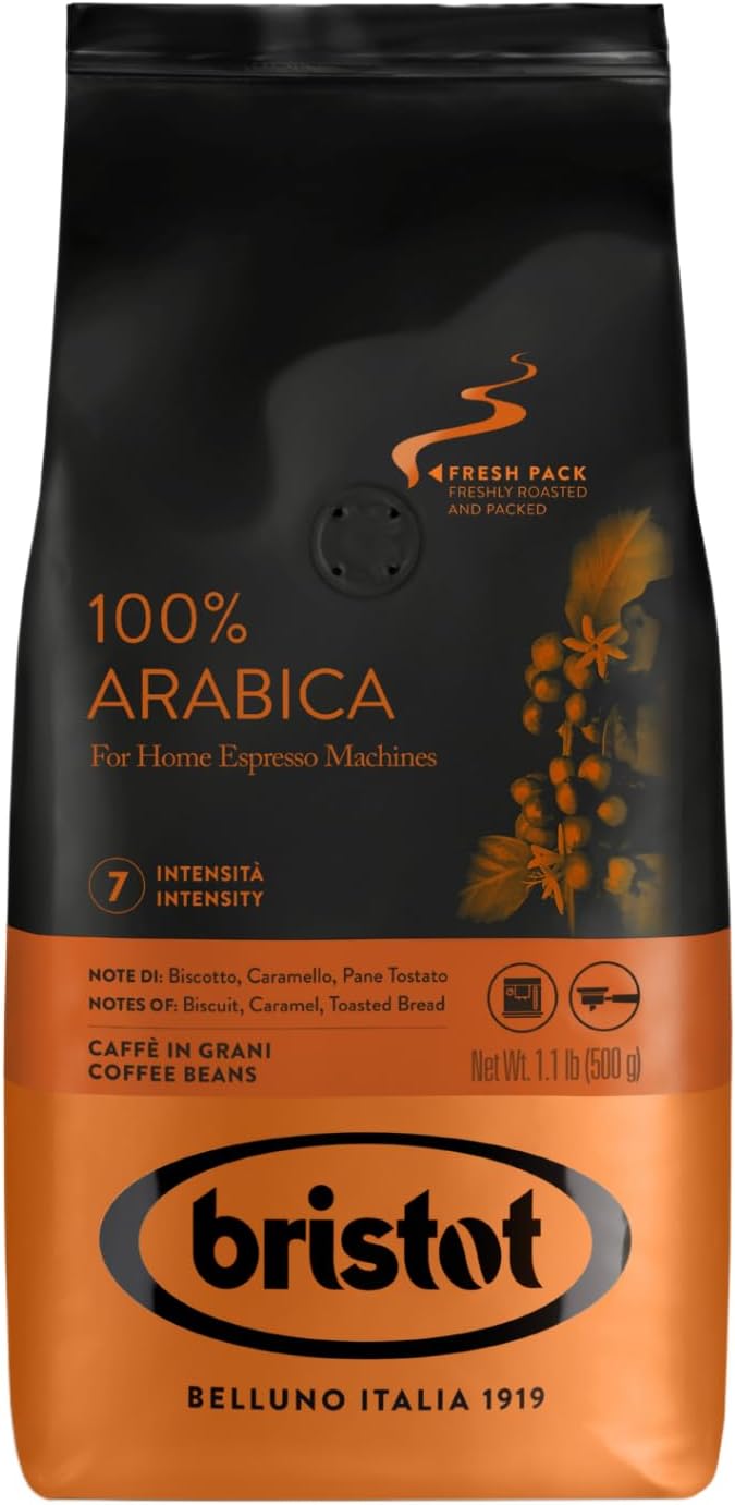 Bristot 100% Arabica 500g ganze Bohnen