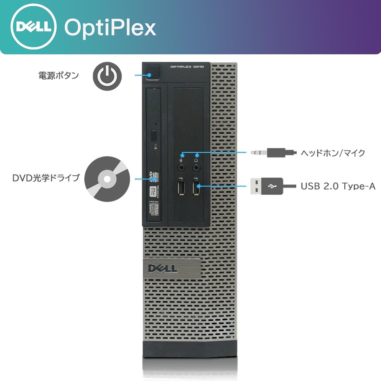 Amazon.co.jp: 【整備済み品】 デル OptiPlex 7010FF、MS Office 2019 