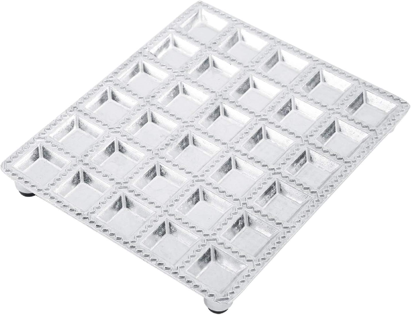 Aluminum Alloy Ravioli Mould Tray - Energy Saving Dumplings Pastry Mould Maker - Mini Squares Ravioli Maker - Reusable Packaging - Socialme-EU