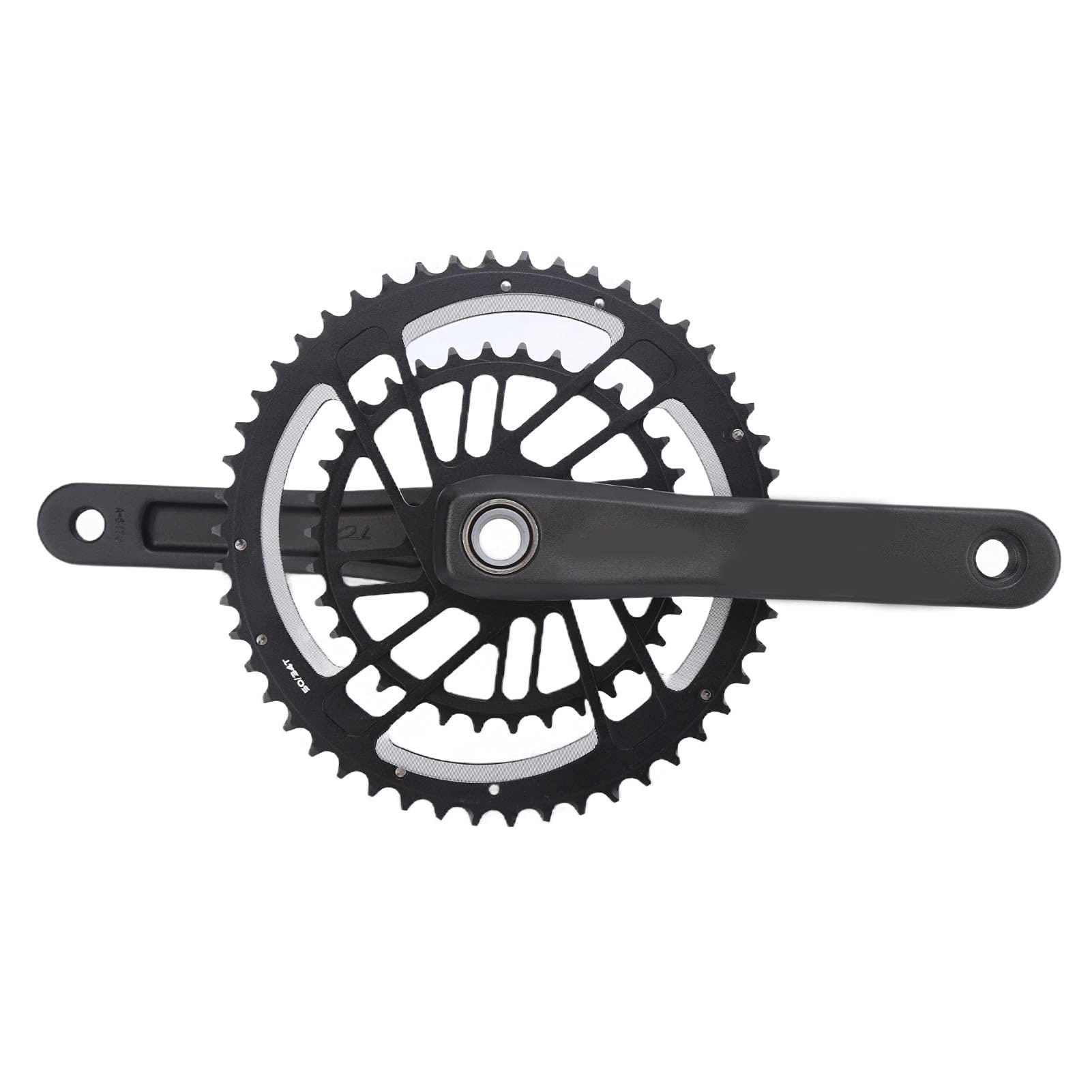 Zębatka Mechanizm korbowy Mocowana bezpośrednio, wydrążona, zintegrowana osłona tarczy rowerowej (50/34T (łącznie z suportem))