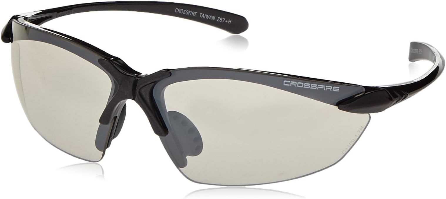 9215 Sniper Safety Glasses Indoor/Outdoor Lens - Shiny Pear Gray Frame