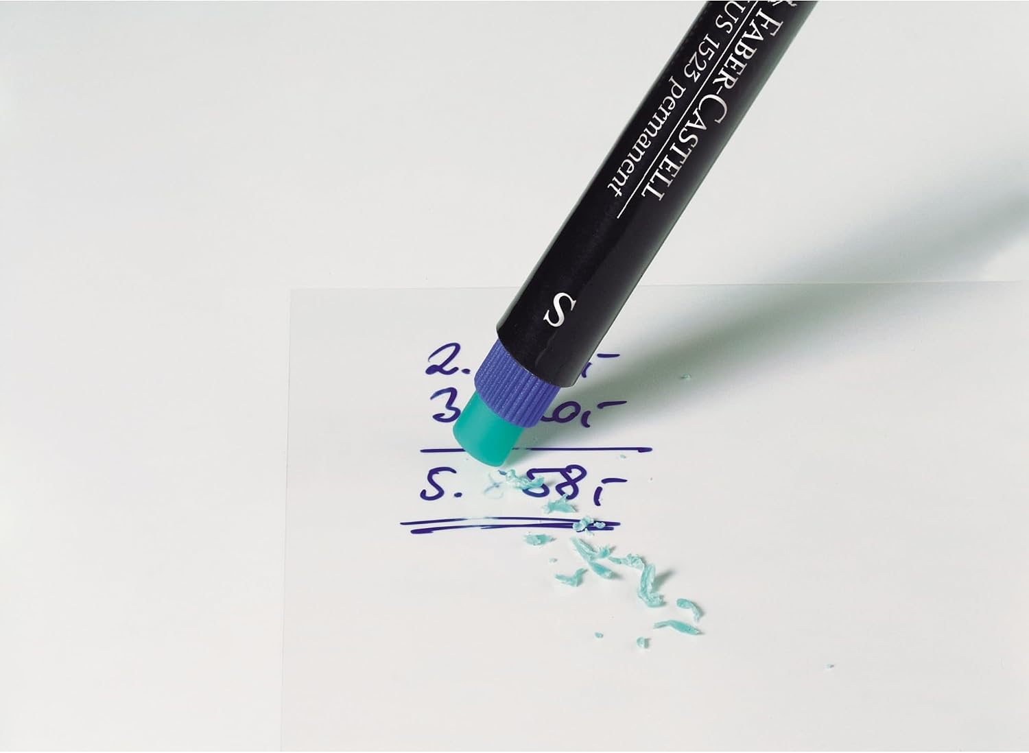 Faber Castell 152651 Medium "Multimark" Non-Permanent Marker - Blue