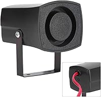 Vista 3 de 110-120dB coche R cantar sonido de reserva 6 tono zumbador cuerno alarma sirena altavoz 12V carga y sistema de arranque
