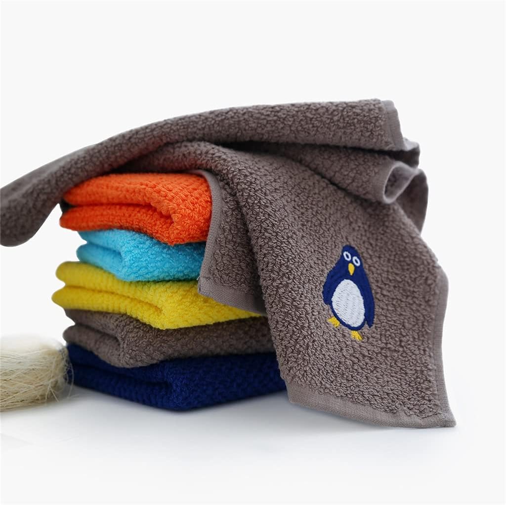 Children's Towel, Small Towel, Embroidered Couple, Children's Towel, Pure Cotton (Color : A, Size : 25 * 50cm) (A 25 * 50cm)