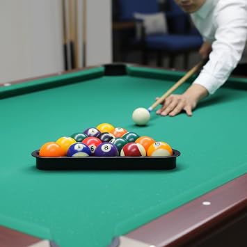 Plastic Pool Ball Rack, Table Ball Organizer Billiard Frame, Tripod Plastic Triangle Rack for Billiard Balls Diamond Pool Balls Racks Fit Standard 2-1/4 Billiards Pools