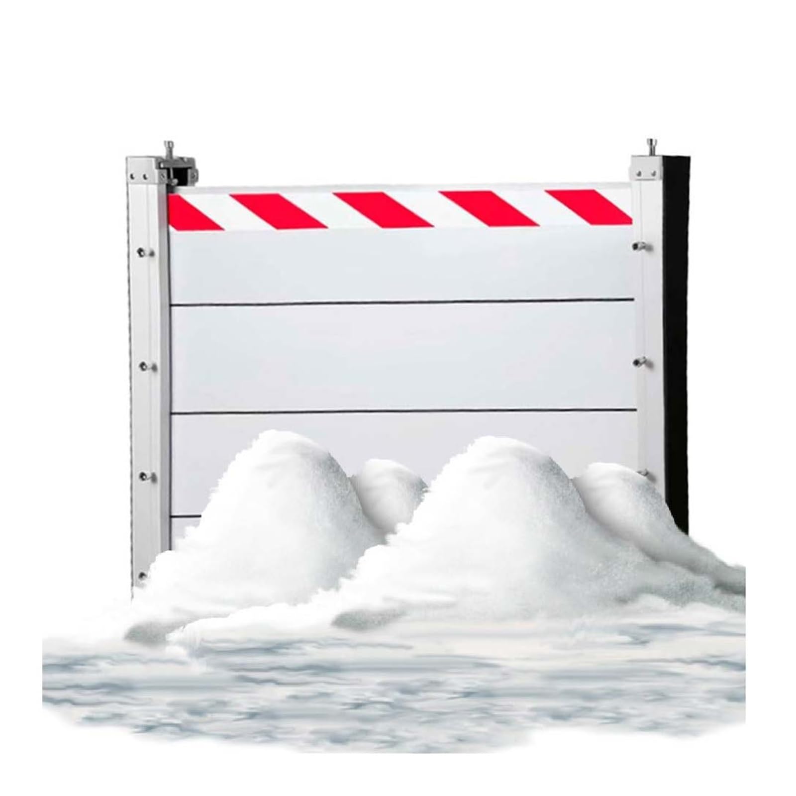 Barrière anti-inondation aluminium 100x40cm amovible pour porte