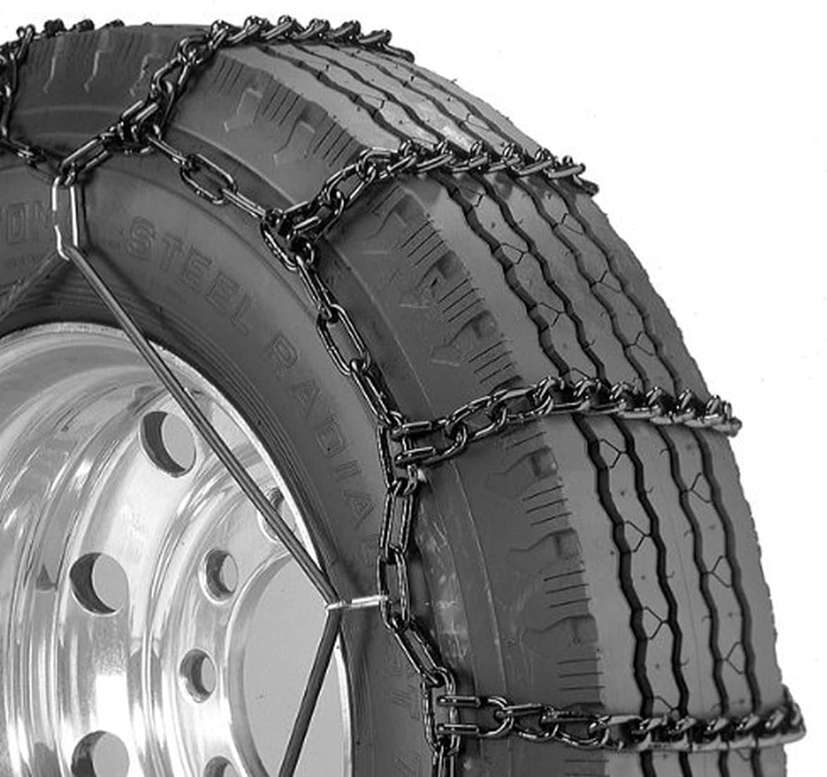 Security Chain Company QG2249CAM Quik Grip Truck Single CAM LSH Tire Traction Chain - Set of 2