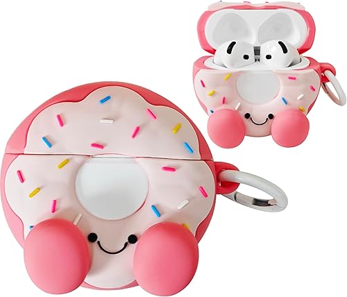 Miniatura 10 de Funda compatible con Airpods 4 2024, bonita funda de AirPods4 de dibujos animados, funda protectora de silicona suave Kawaii para Apple Airpods 4