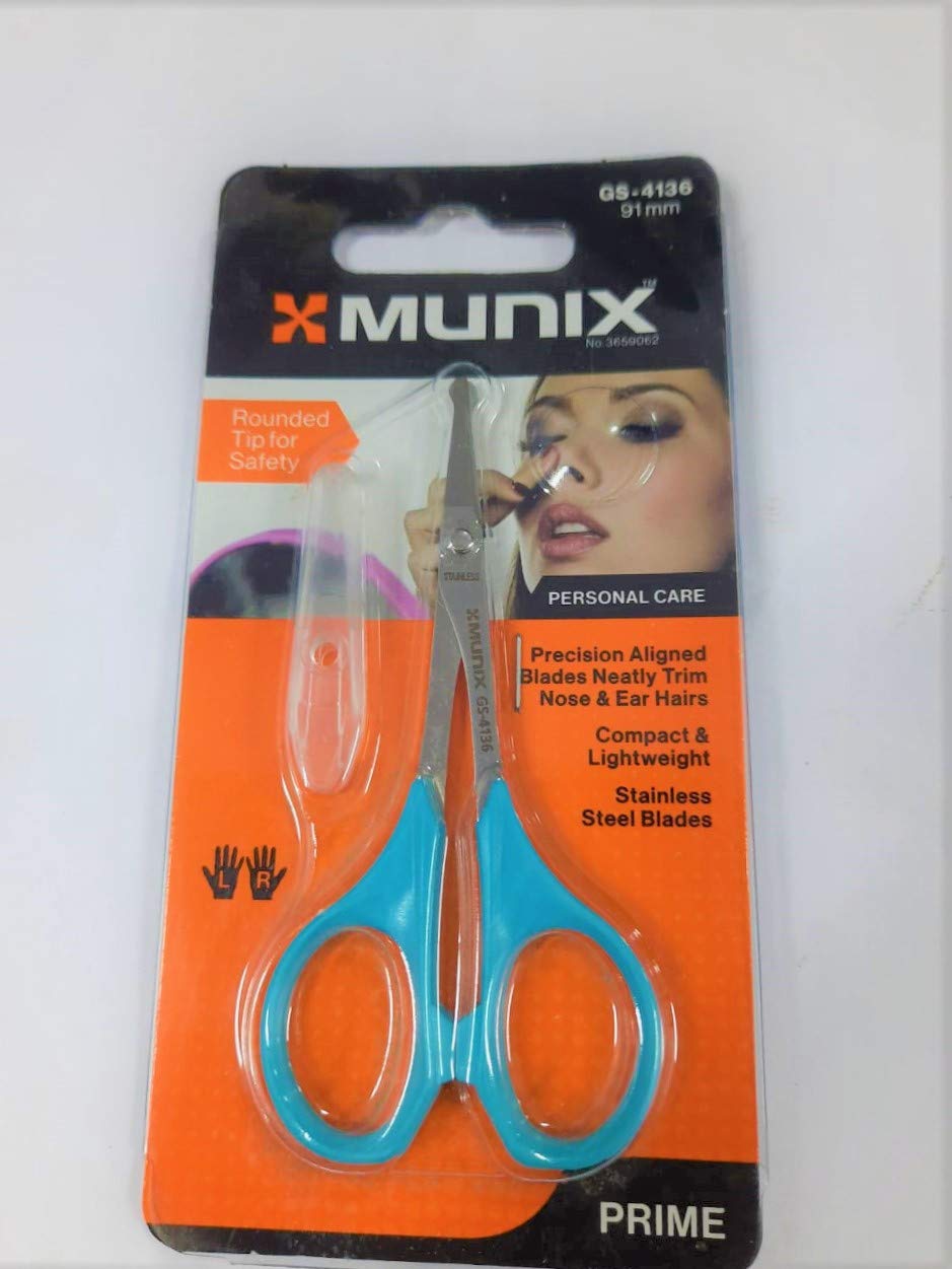 Munix GS - 4136 Scissors for Nose & Ear Hairs (B08LN33SB2) Amazon Price History, Amazon Price Tracker