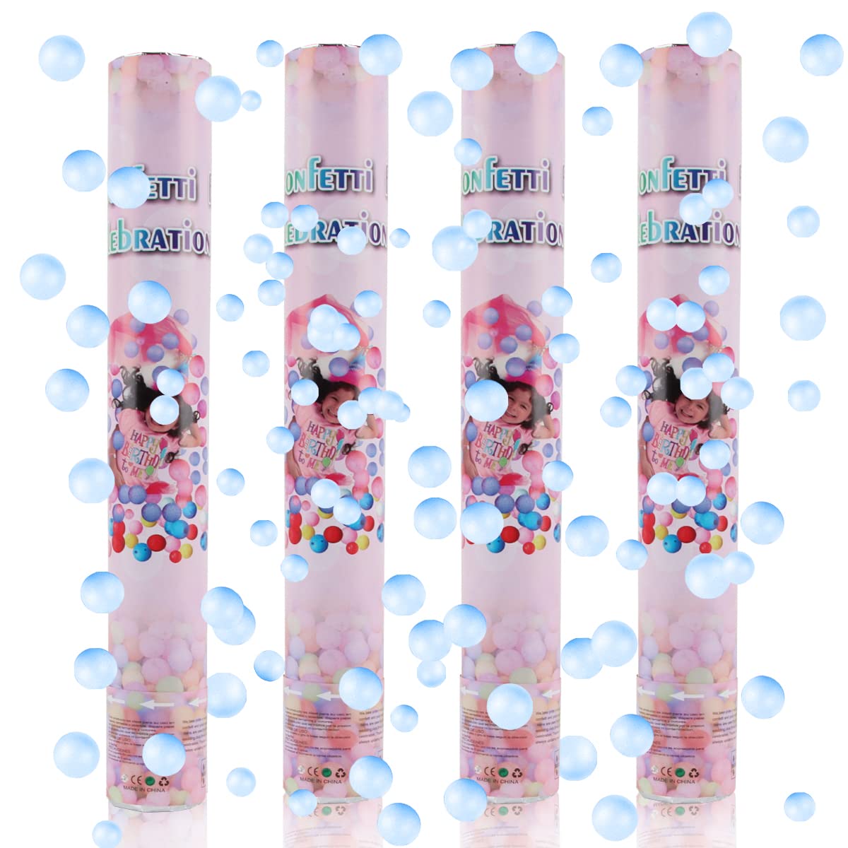 Confetti Cannon Confetti Cannon With Stars, Gold, 60cm Designer