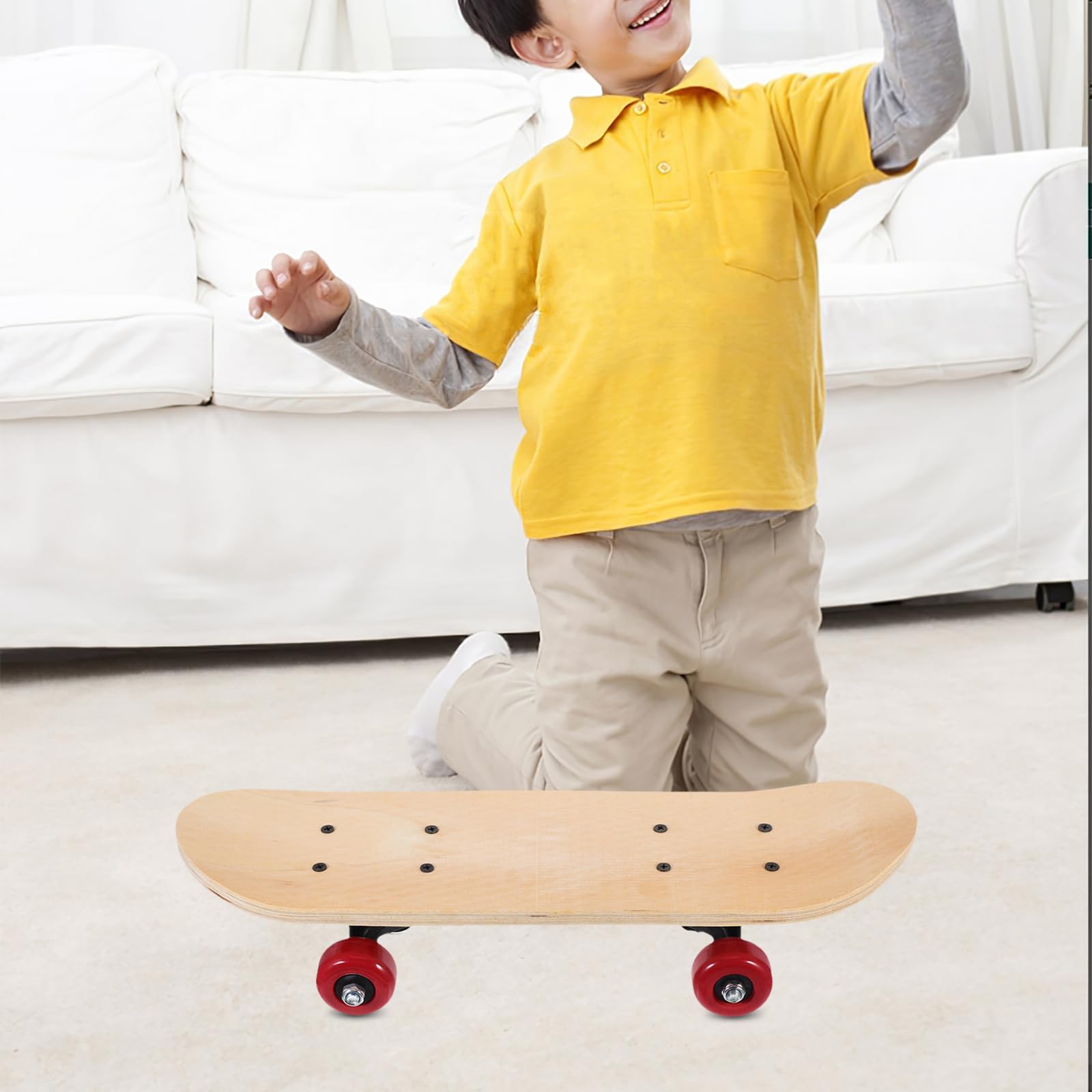 BESPORTBLE Lot de 2 4 roues en bambou pour décoration d'enfant