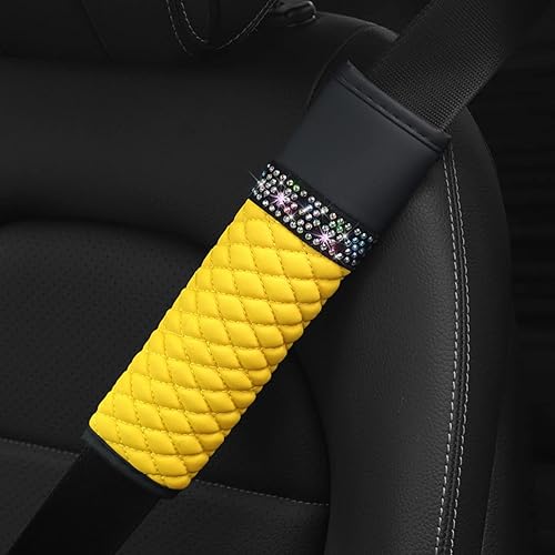Miniatura 5 de zipelo - Juego de 2 piezas de fundas para cinturón de auto, almohadillas de cuero transpirables para el hombro que protegen tu cuello, almohadillas