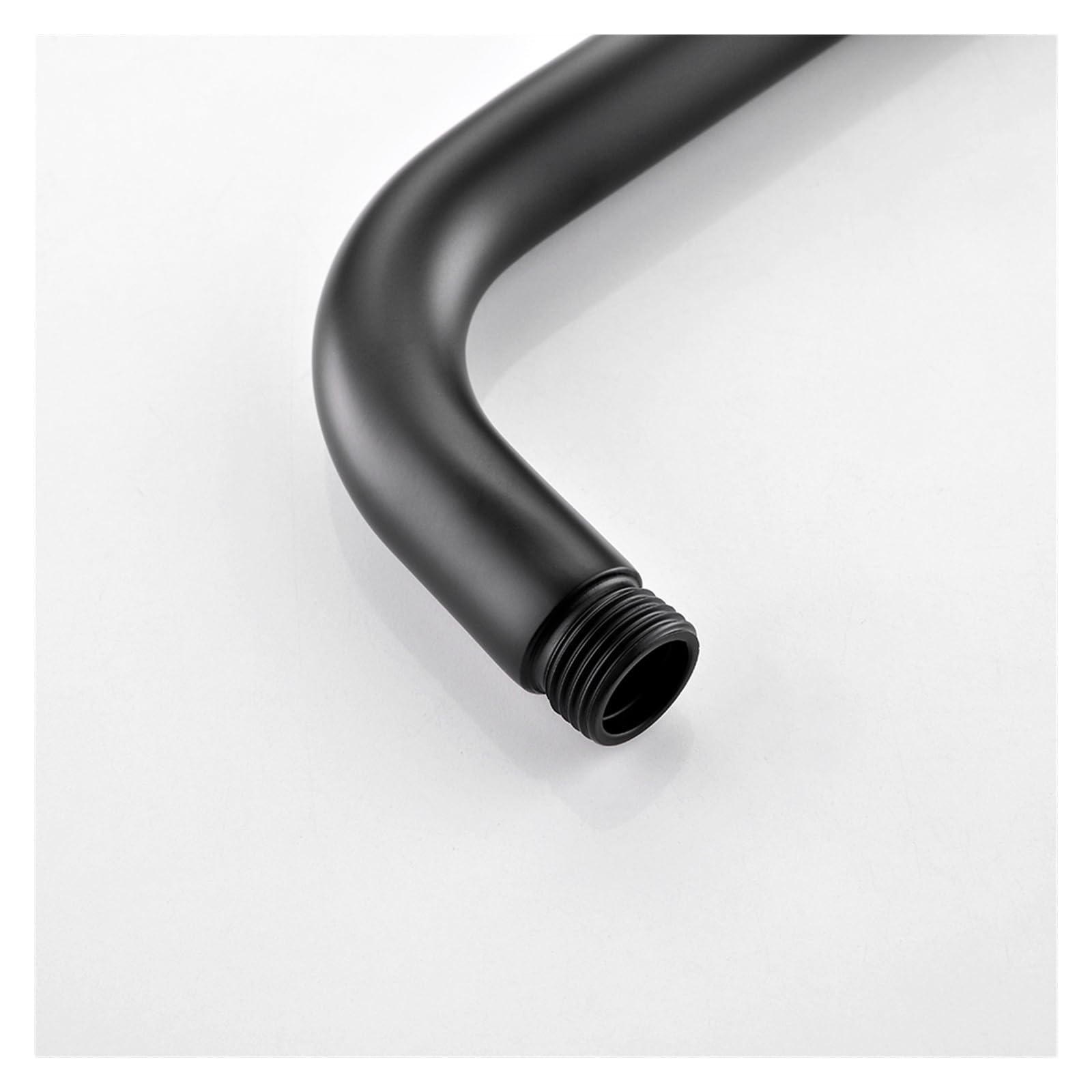 Brazo de ducha negro mate, soporte de cielo de latón macizo montado en la pared de 30CM-40CM, uso for cabezal de ducha Universal (Size : Brushed gold-300mm)