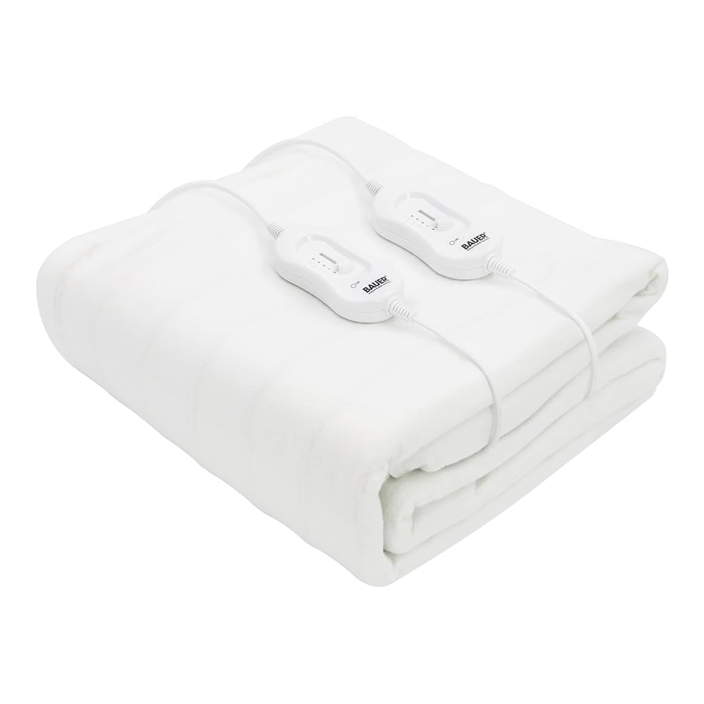 Electric Blanket Super King Size Heated Blanket 3 Heat Washable Dual Control
